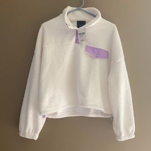 NWT Forever 21 Fleece Pullover Jacket